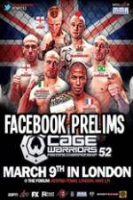 Watch Cage Warriors 52 Facebook Preliminary Fights Fmovies