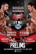 Watch UFC Fight Night 26 Preliminary Fights Fmovies