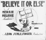 Watch Believe It or Else (Short 1939) Fmovies