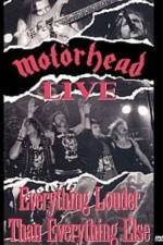 Watch Motorhead: Everything Louder Than Everything Else Fmovies