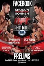 Watch UFC Fight Night 26 Facebook Prelims Fmovies