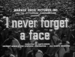 Watch I Never Forget a Face (Short 1956) Fmovies