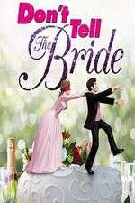 don't tell the bride(uk) tv poster